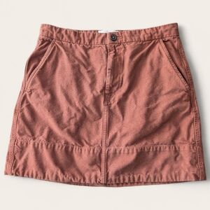 Everlane Canvas Denim Mini Skirt